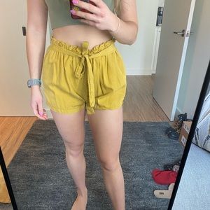 Soft yellow shorts